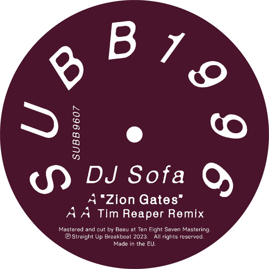 DJ Sofa - Zion Gates EP (Black Version)