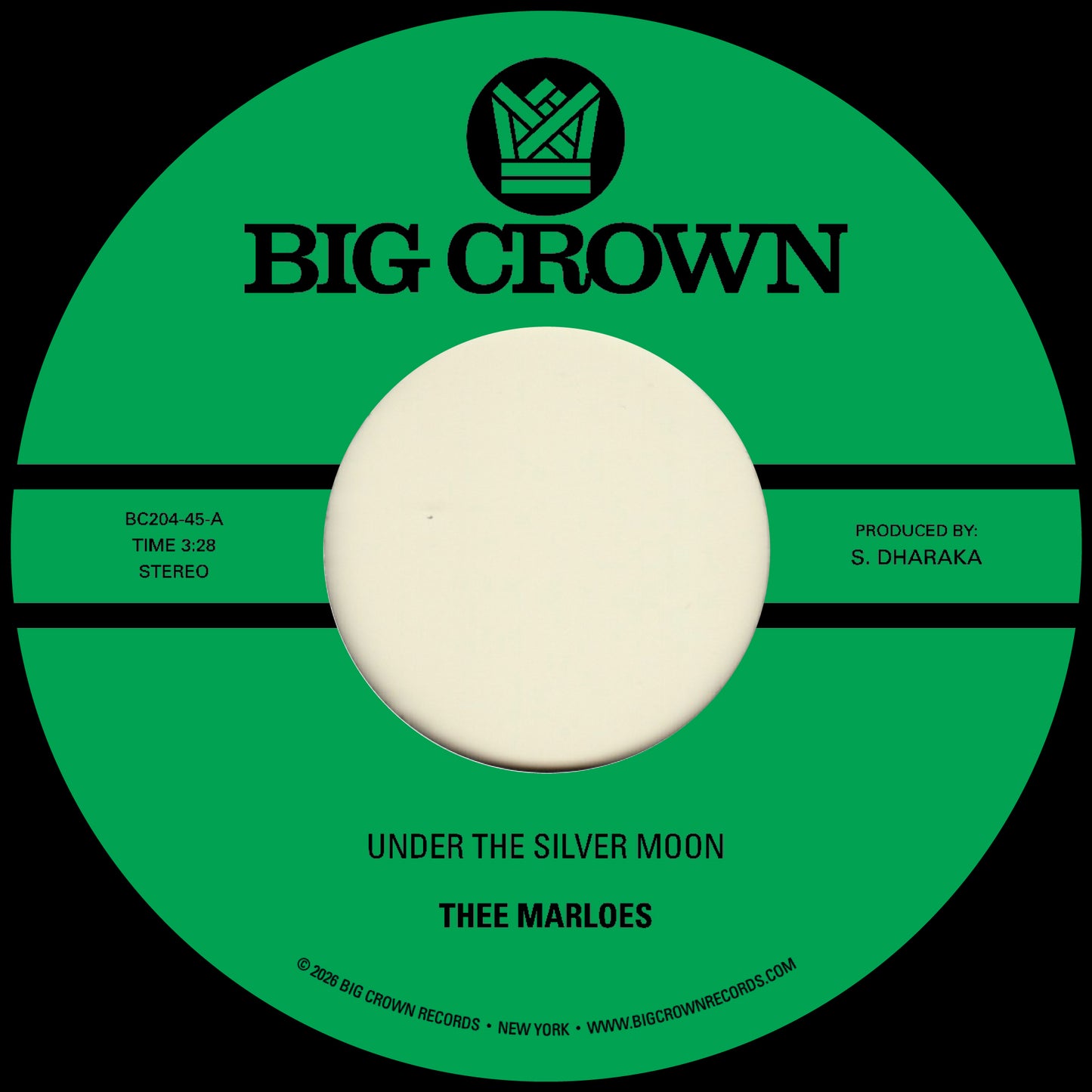 Thee Marloes - Under the Silver Moon b/w Through the Changes [7" Single]