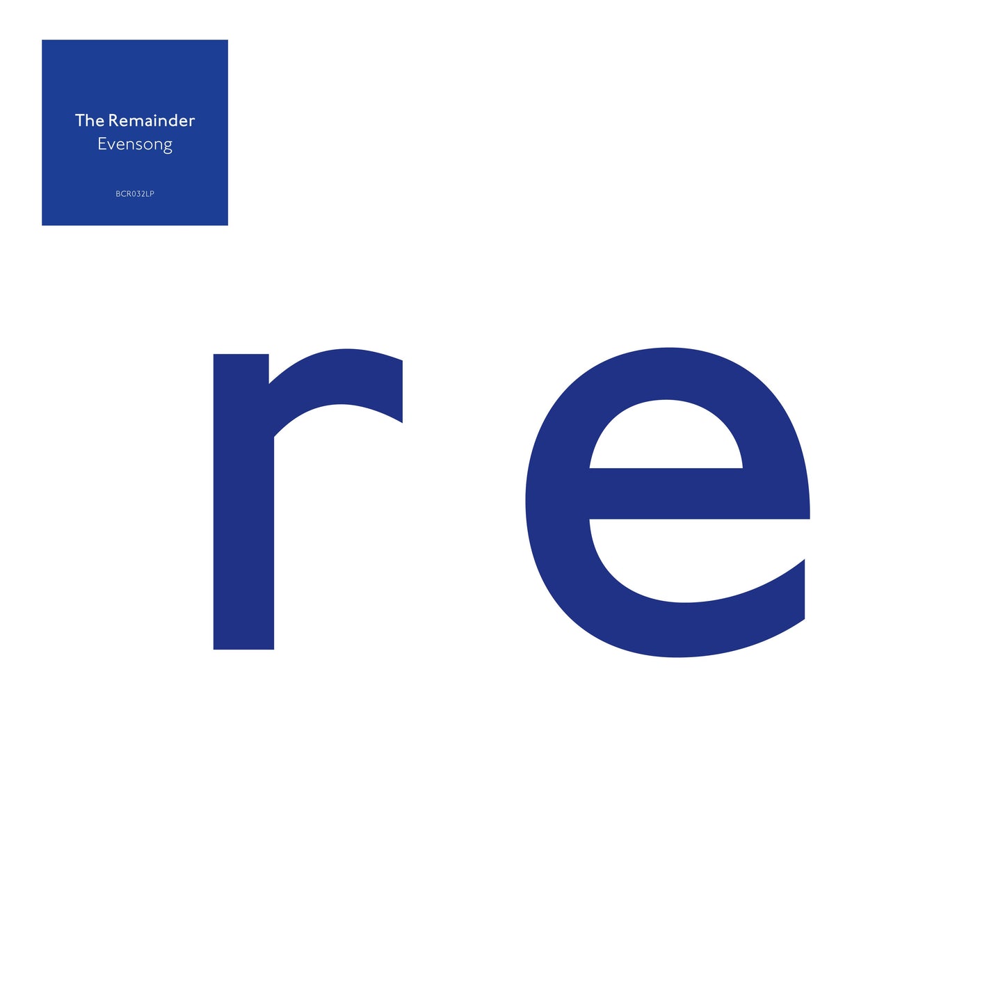 The Remainder - Evensong [CD]