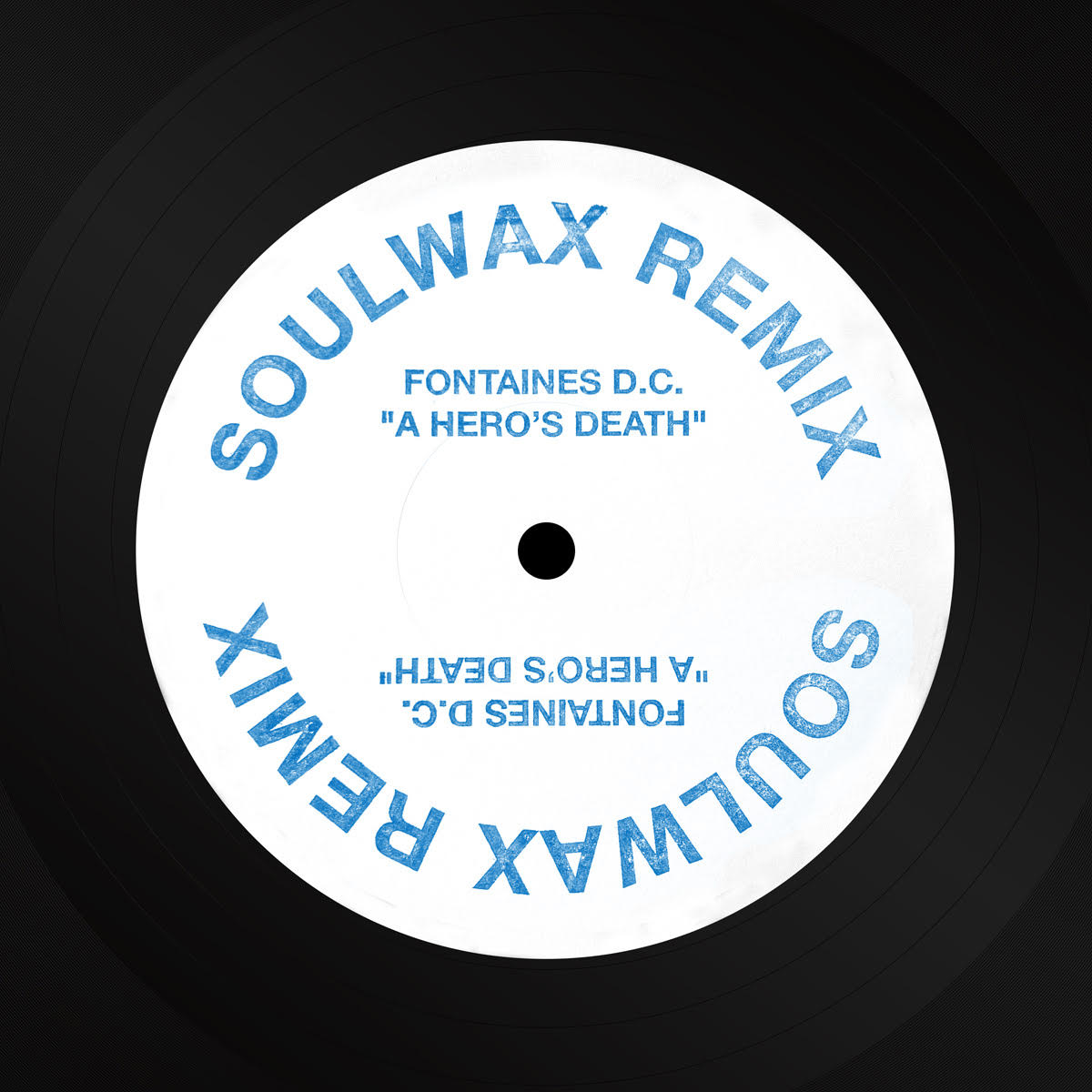 FONTAINES DC - A Hero's Death (limited hand-stamped 1-sided 12") (1 per customer)