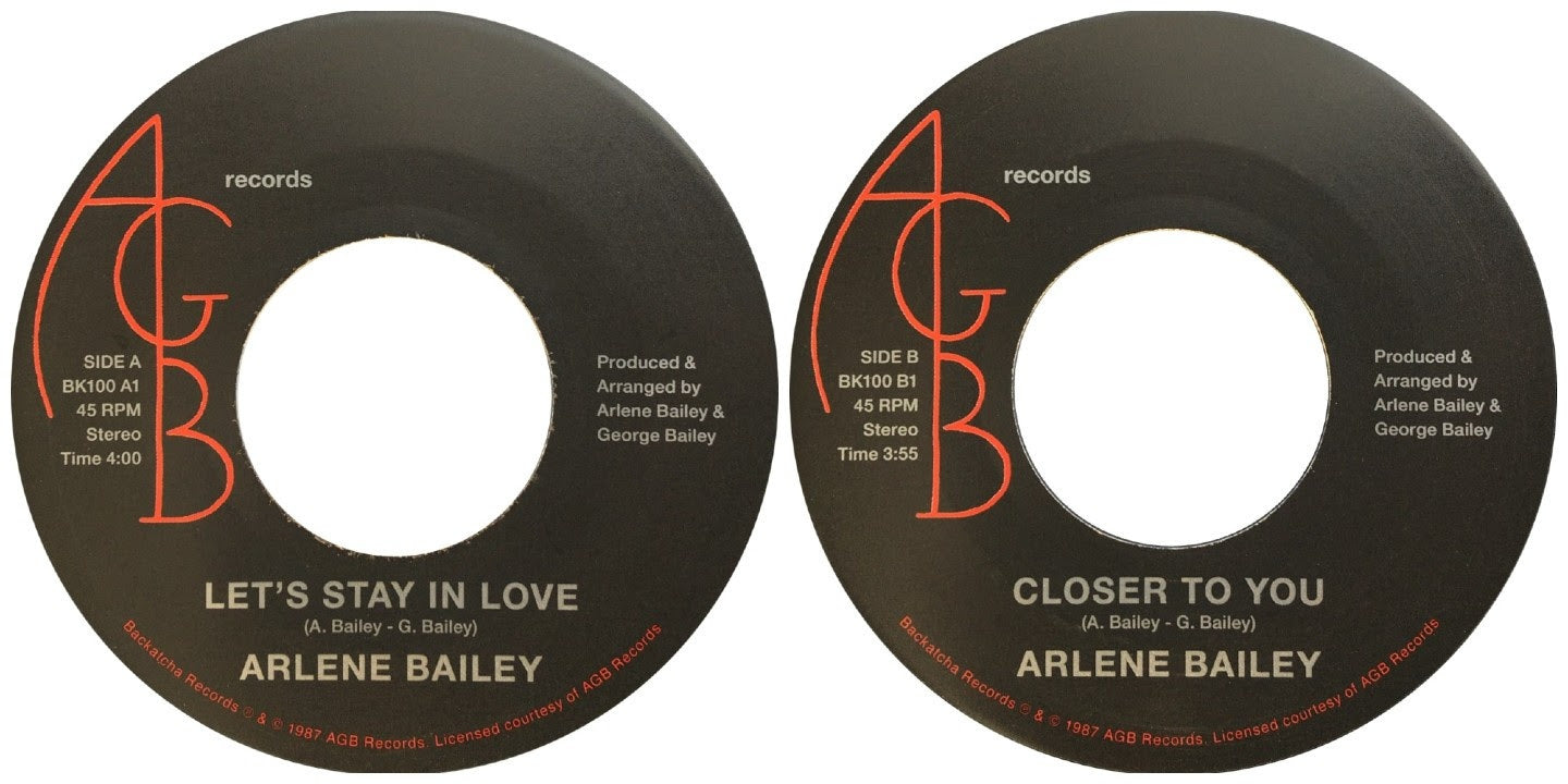 Arlene Bailey - Let’s Stay In Love / Closer To You [7" Vinyl]