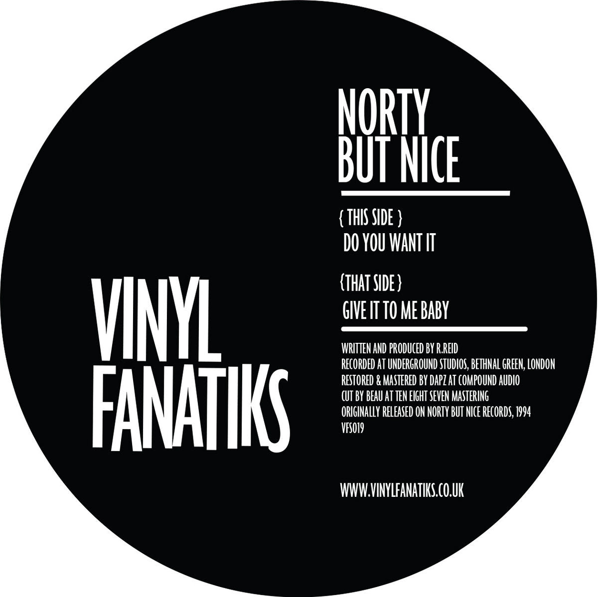 Norty But Nice - Do You Want It / Give It To Me Baby [12" 180g Coloured Vinyl]