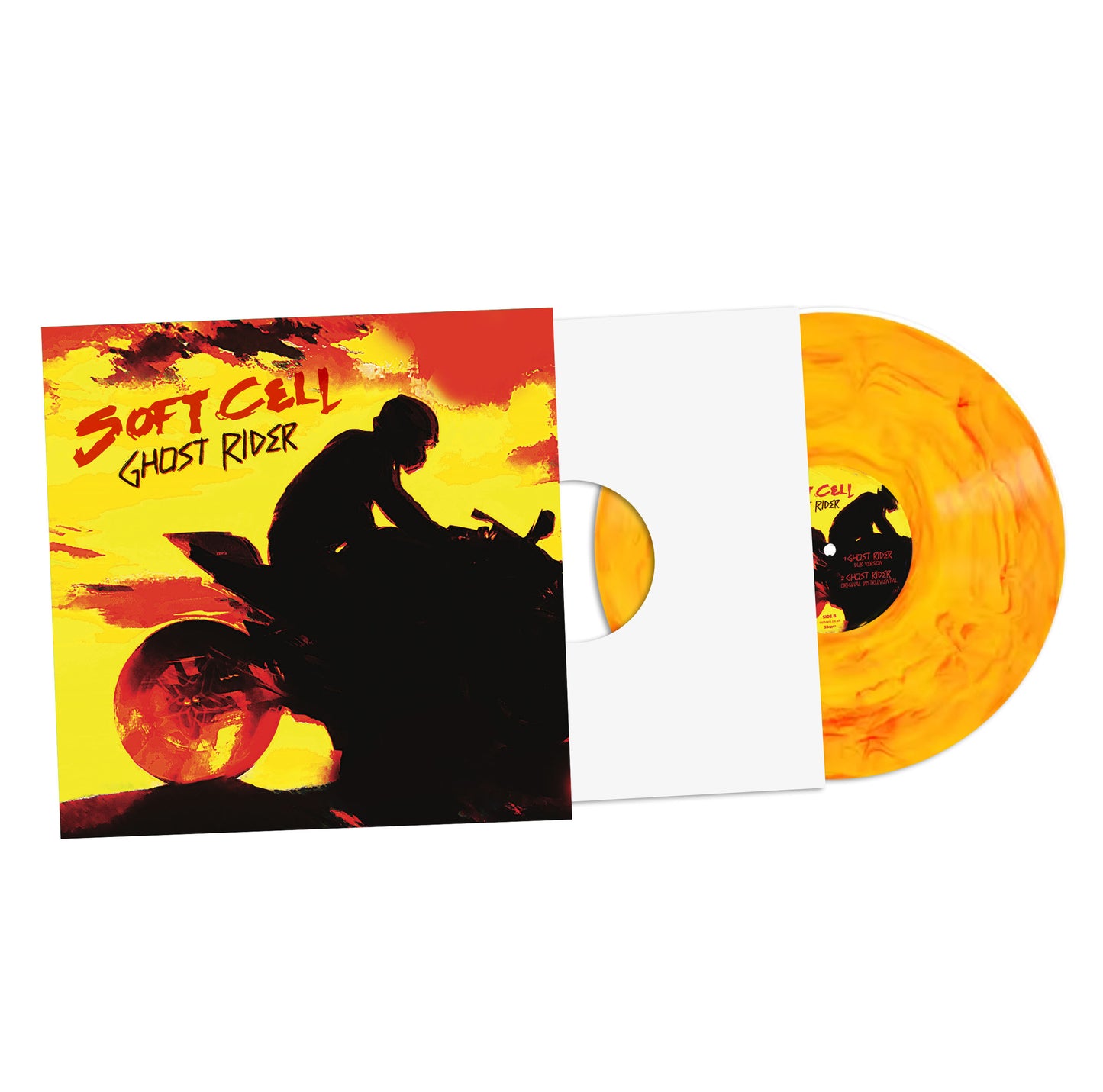 Soft Cell - Ghost Rider [night flame marble coloured]