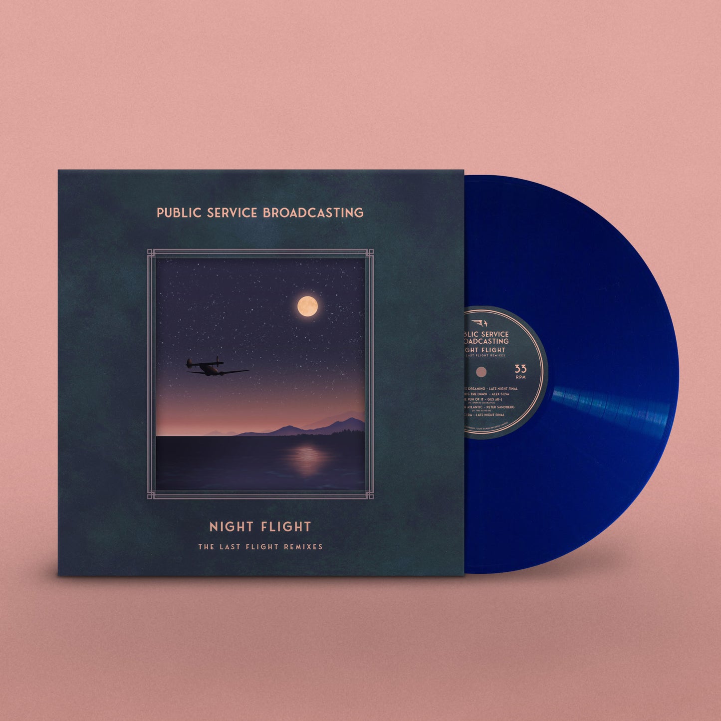 Public Service Broadcasting - Night Flight - The Last Flight Remixes [Midnight Blue Vinyl]