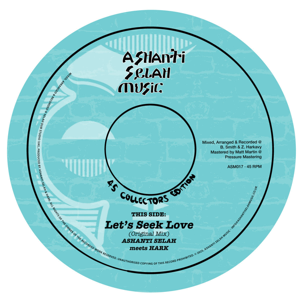 Ashanti Selah & Hark - Let's Seek Love