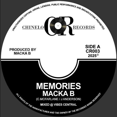 Macka B - Memories [7" Vinyl]