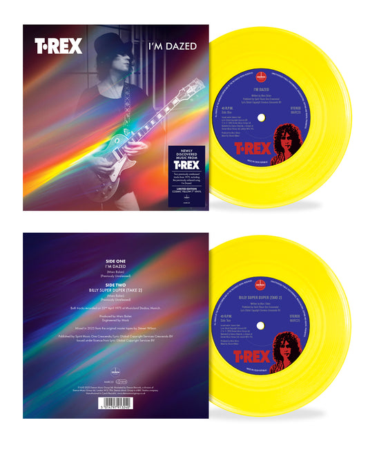 T.REX - I'm Dazed w/ Billy Super Duper [7" single on cosmic yellow vinyl]