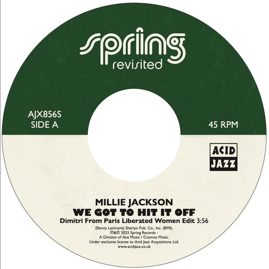 Millie Jackson - We Got To Hit It Off (Dimitri From Paris Liberated Woman Edit) [7" Vinyl]