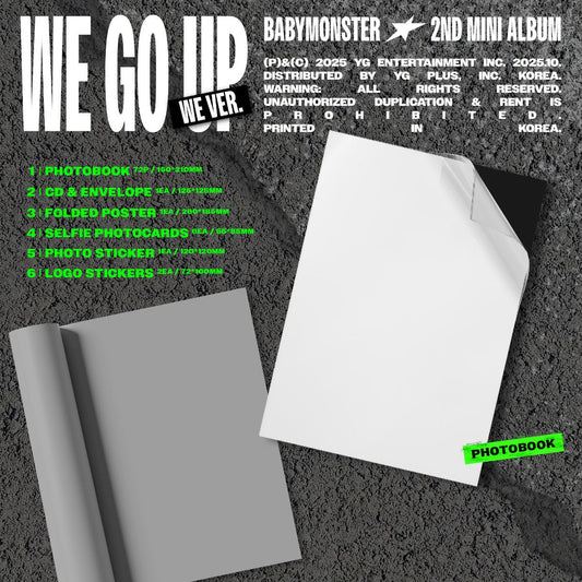 BABYMONSTER - BABYMONSTER  [WE GO UP] [CD PHOTOBOOK - version A]