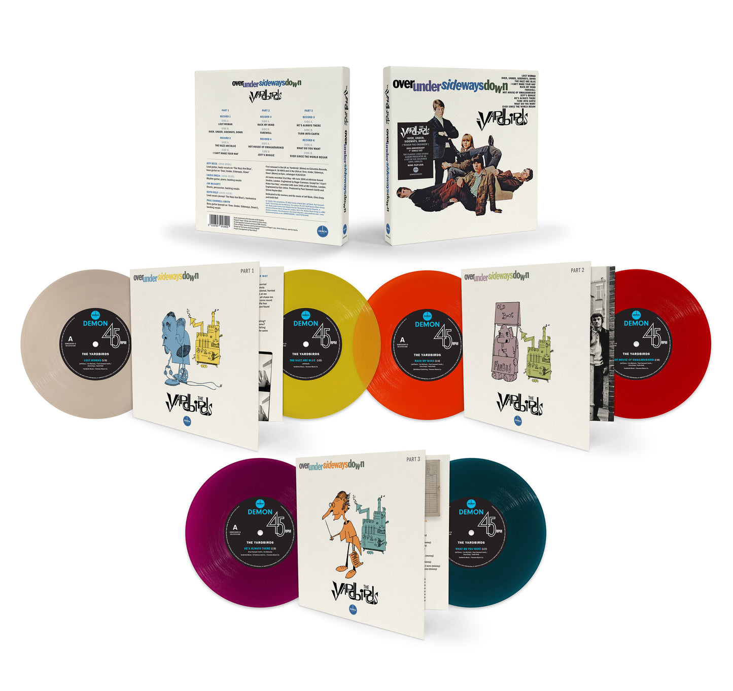 The Yardbirds - Over, Under, Sideways, Down [6 x 7" Single Boxset]