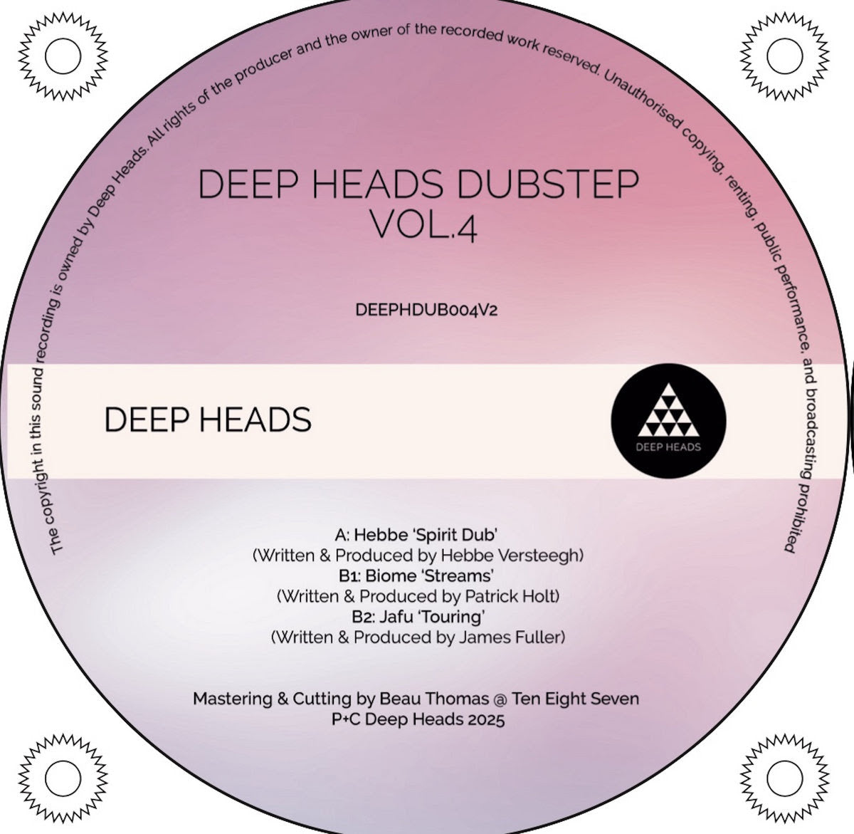 Various Artists - Deep Heads Dubstep Vol.4 [Sampler 2] [White Vinyl]