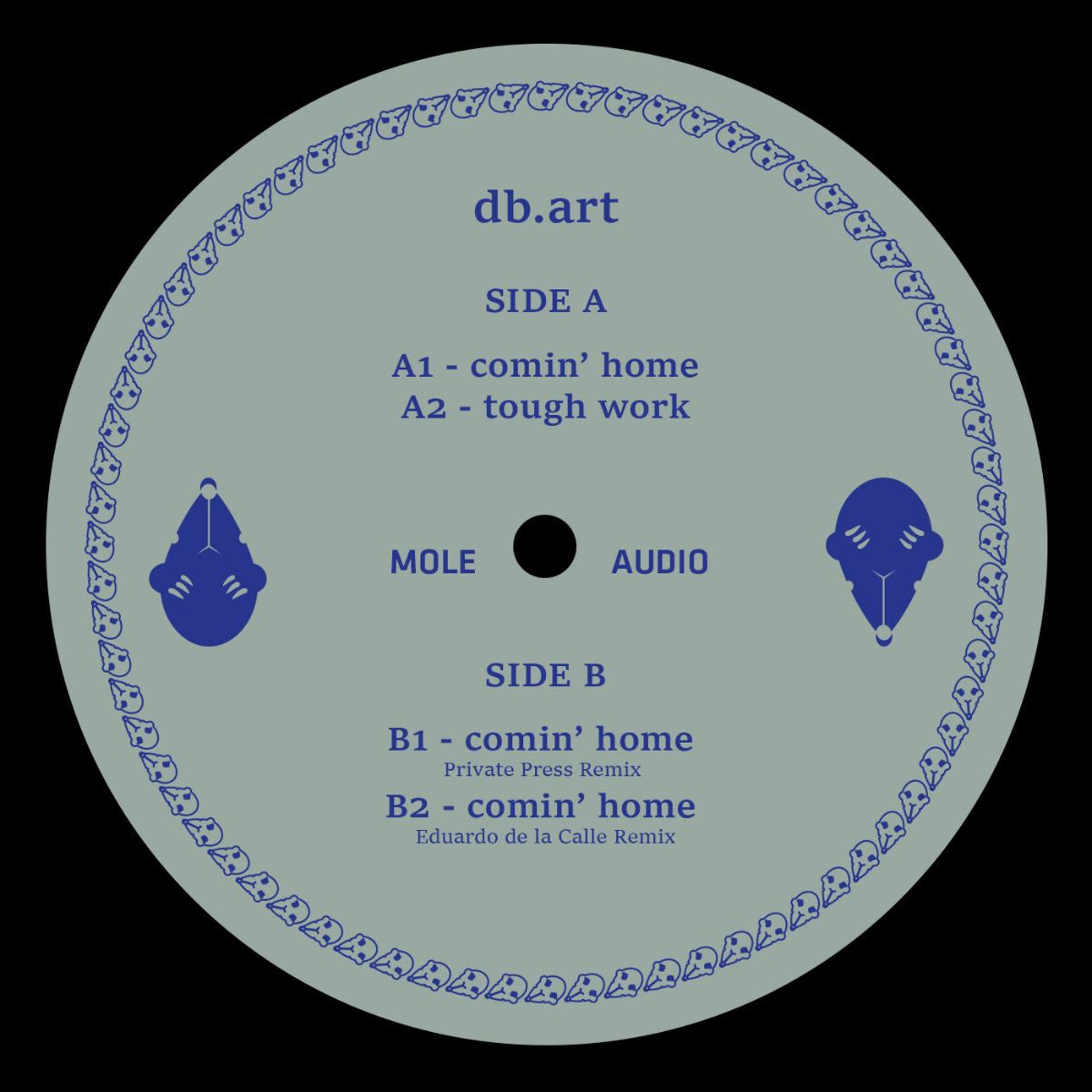 db.art - Comin' Home w/ Private Press & Eduardo de la Calle Remixes [Transparent Purple Vinyl]