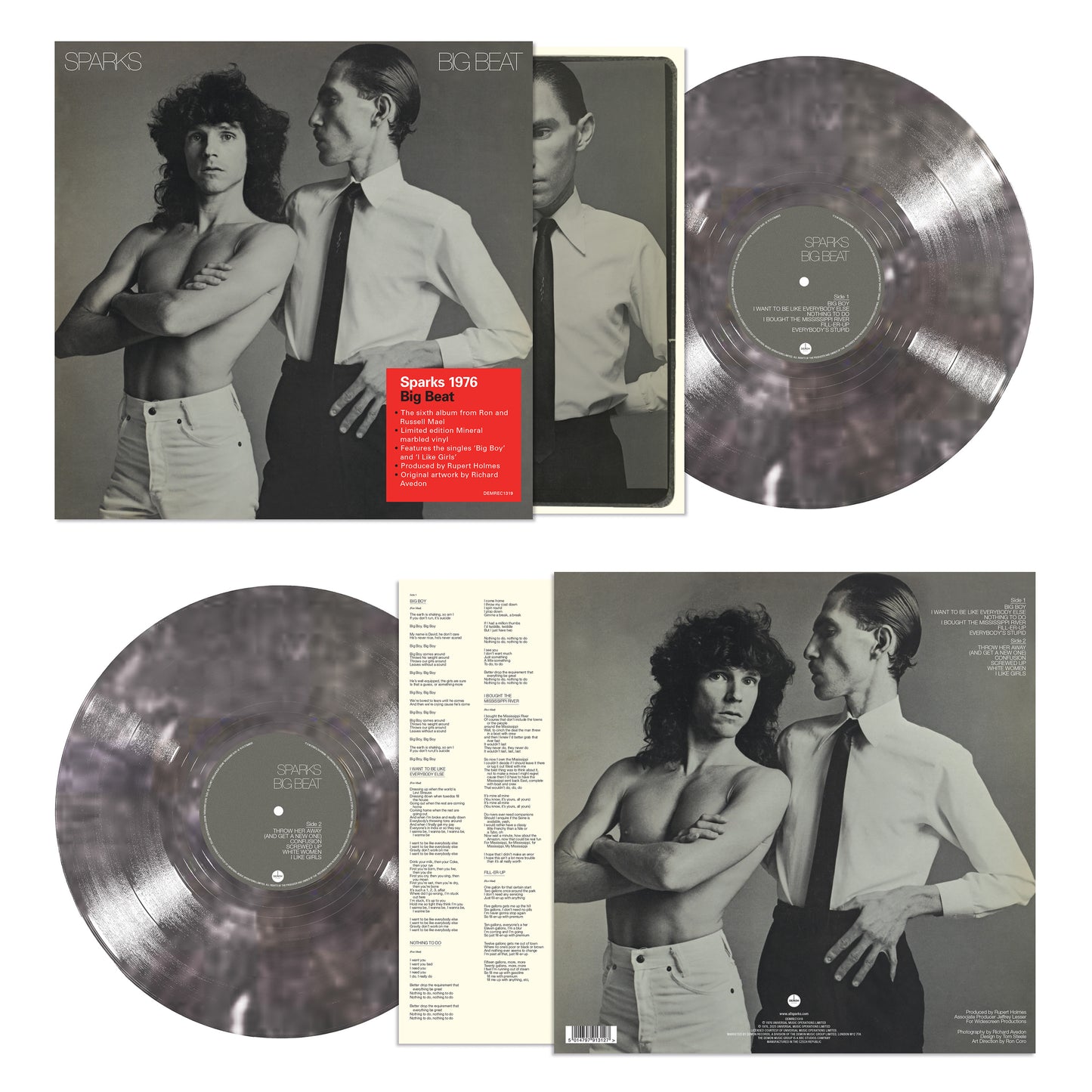 SPARKS - BIG BEAT [Limited Edition 'Mineral' Marbled Vinyl]