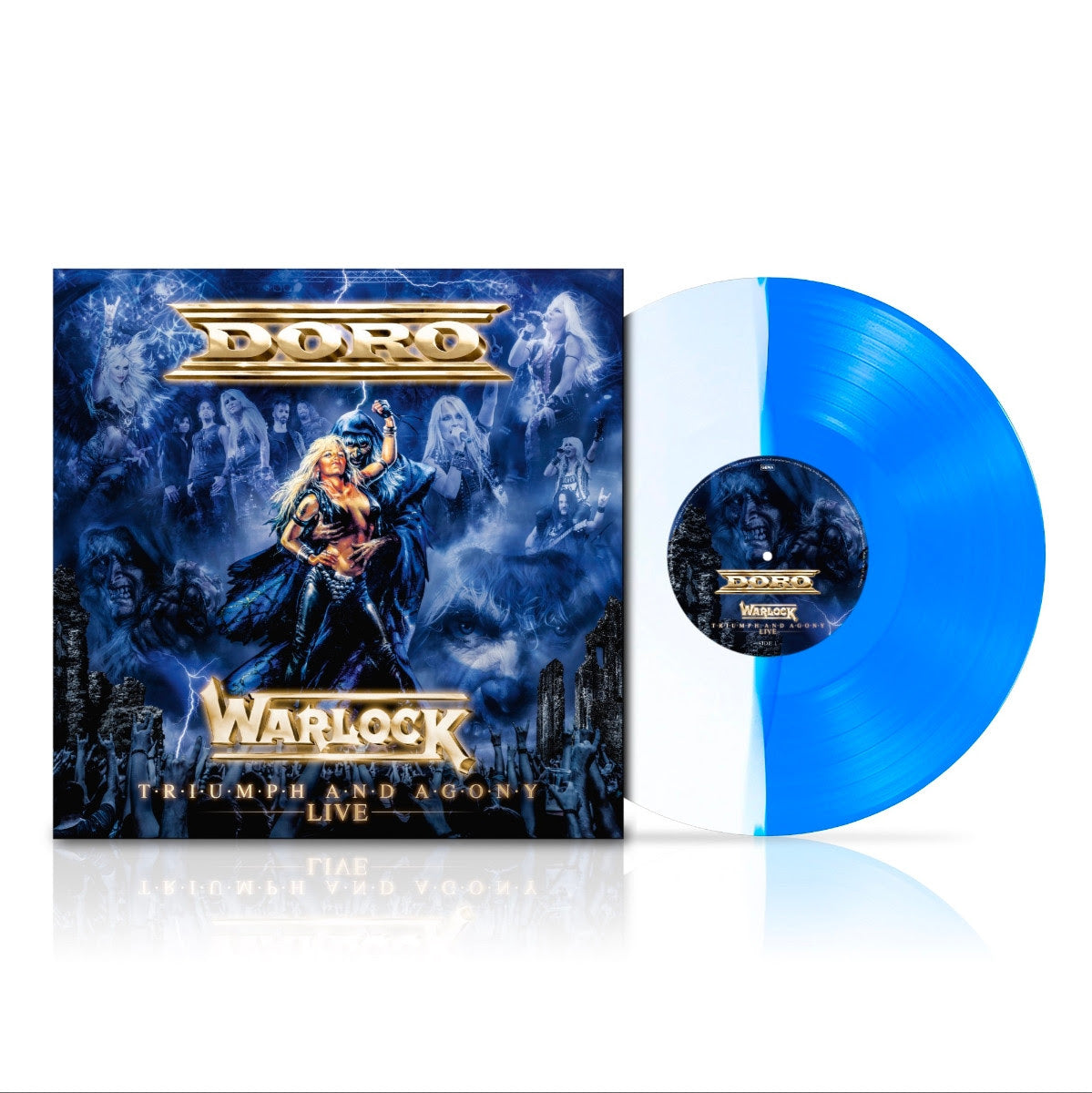 DORO - Warlock Triumph and Agony LIVE [Blue-White-Split]