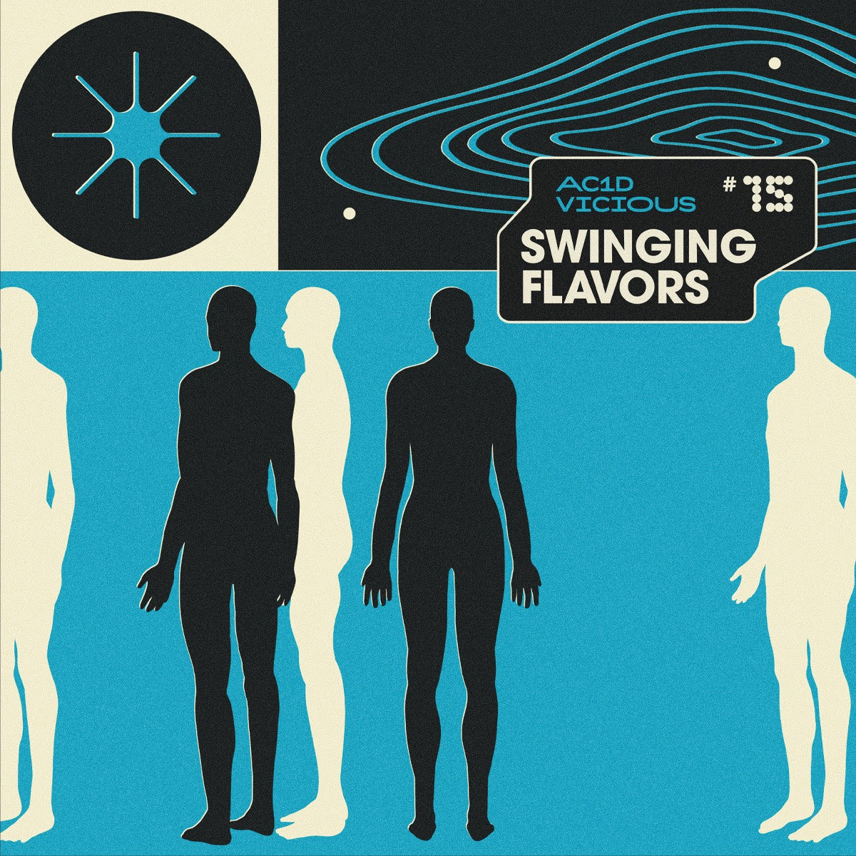 Ac1d Vicious - Swinging Flavours #15 w/ Samurai Breaks Remix [7" Turquoise Vinyl w/ Artwork Sleeve + A3 Poster]