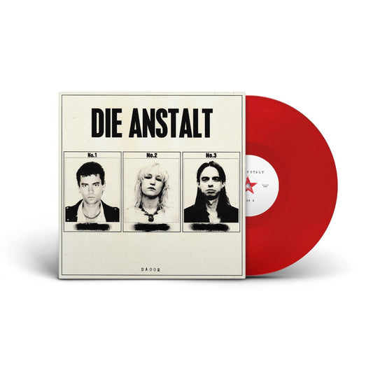 Die Anstalt - Die Anstalt [Red vinyl, Printed Cover Sleeve + 8 pages Zine]