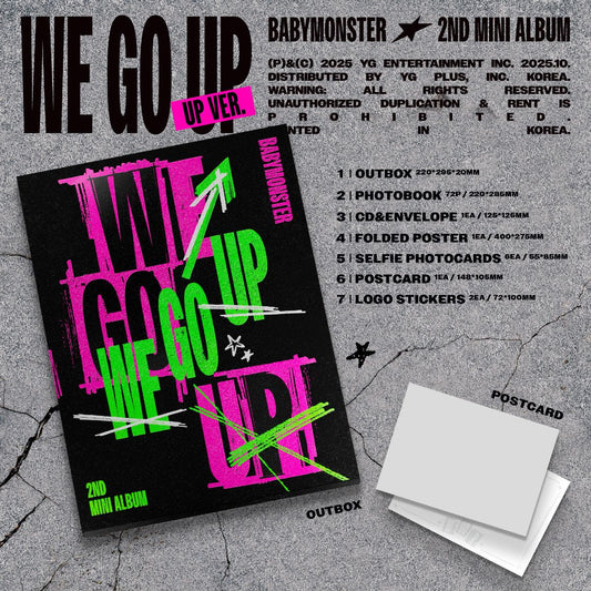 BABYMONSTER - BABYMONSTER  [WE GO UP] [CD PHOTOBOOK - version C]