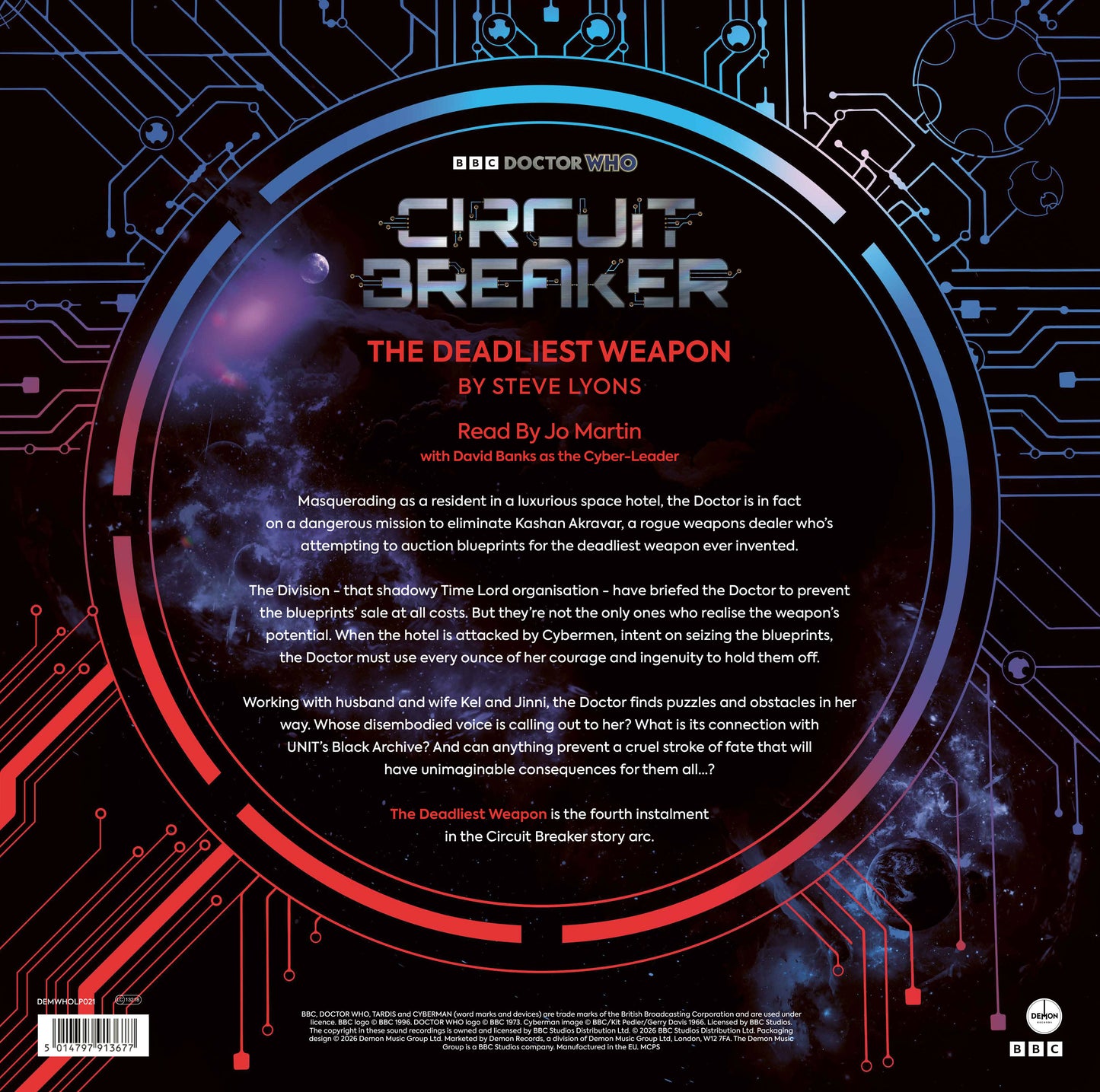 Doctor Who - Circuit Breaker: The Deadliest Weapon [Coloured Vinyl]