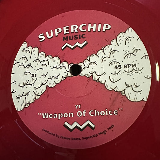 YT, Escape Roots & Simma - Weapon Of Choice [7" Red Vinyl]