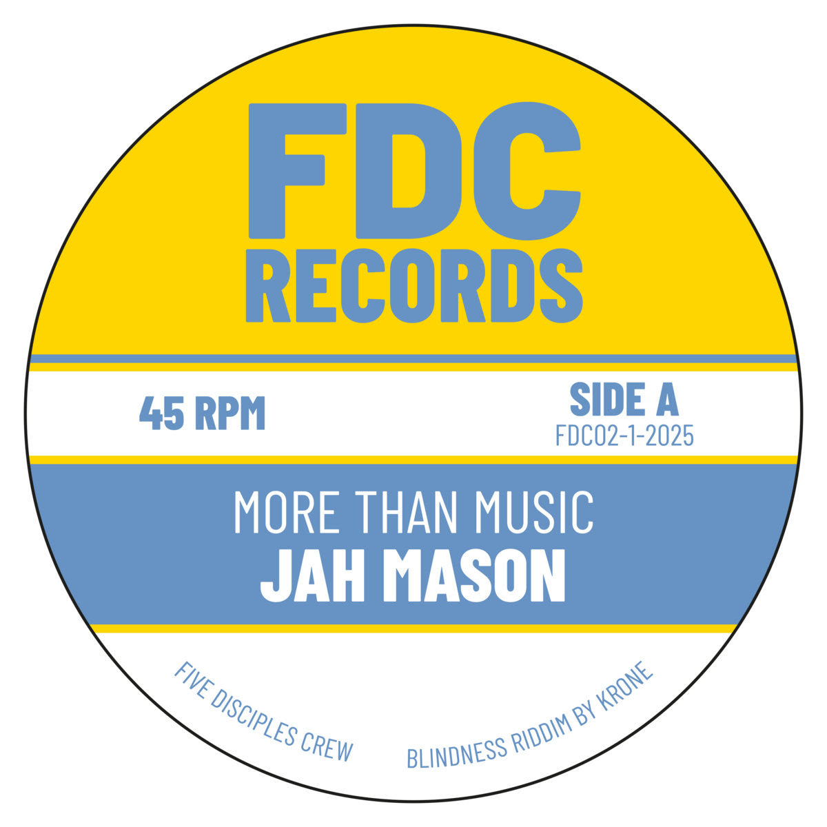 Jah Mason / Brush - More Than Music / I See [7" Vinyl]