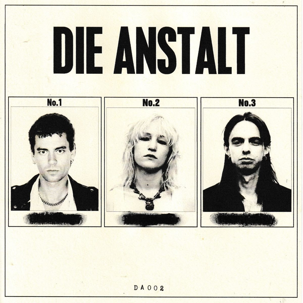 Die Anstalt - Die Anstalt [Red vinyl, Printed Cover Sleeve + 8 pages Zine]