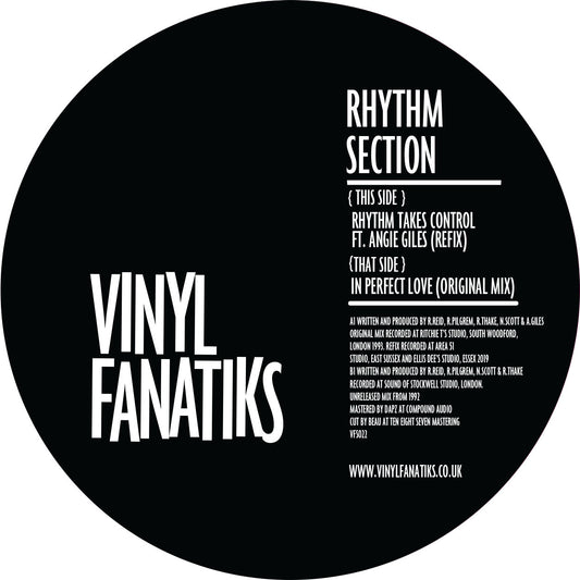 Rhythm Section - Rhythm Takes Control (Refix) / In Perfect Love (Original Mix)
