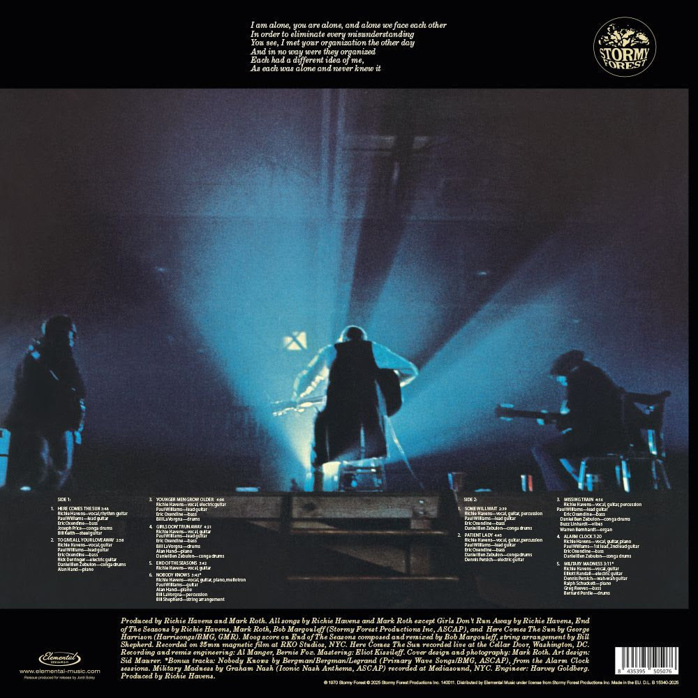 Richie Havens - Alarm Clock [Galaxy Effect Coloured Vinyl]