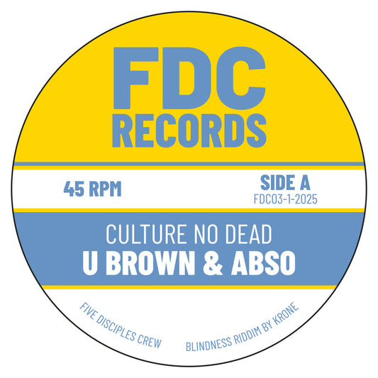 U Brown & Abso / Lasai - Culture No Dead / Upper Tier [7" Vinyl]