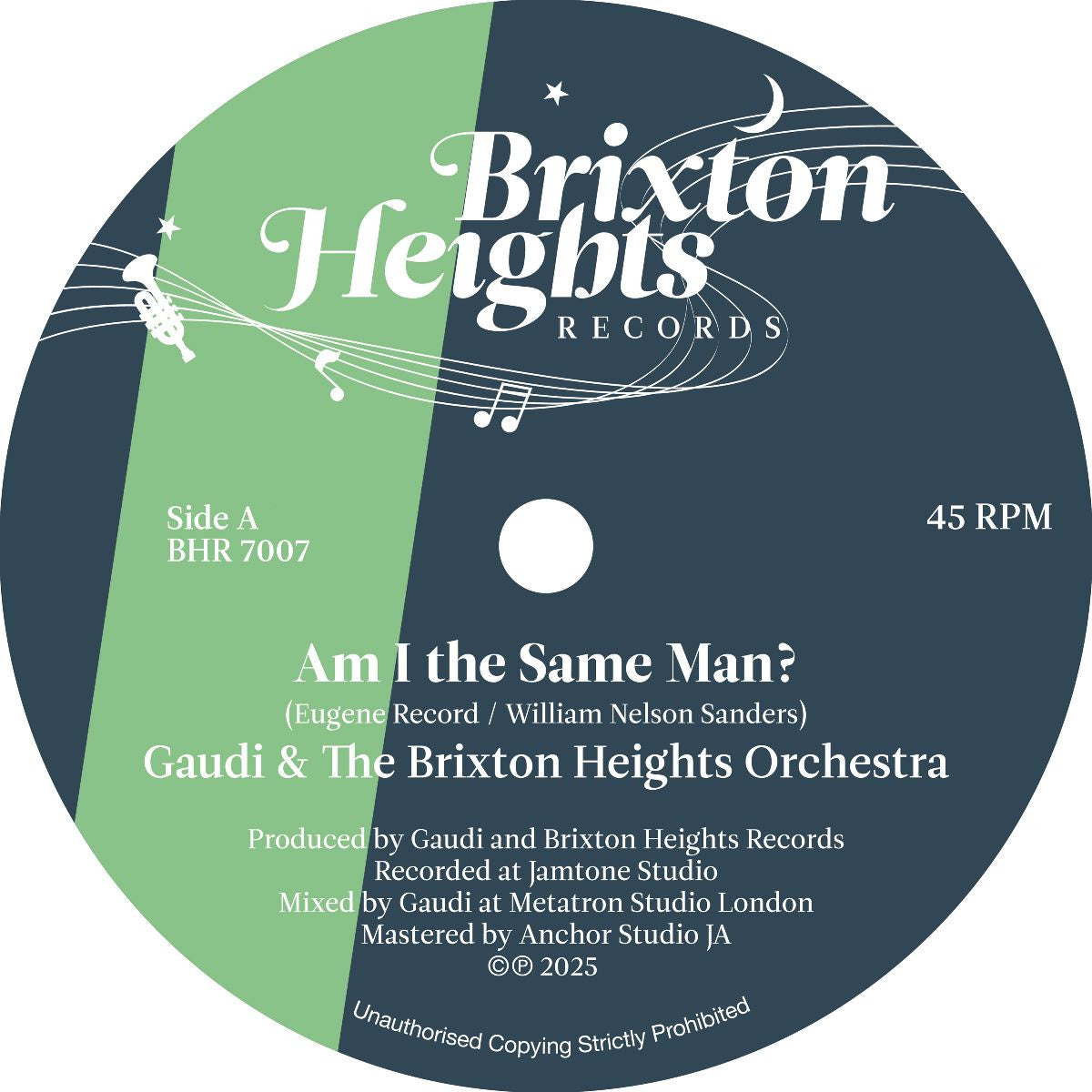 Gaudi & The Brixton Heights Orchestra - Am I The Same Man? [7" Vinyl]