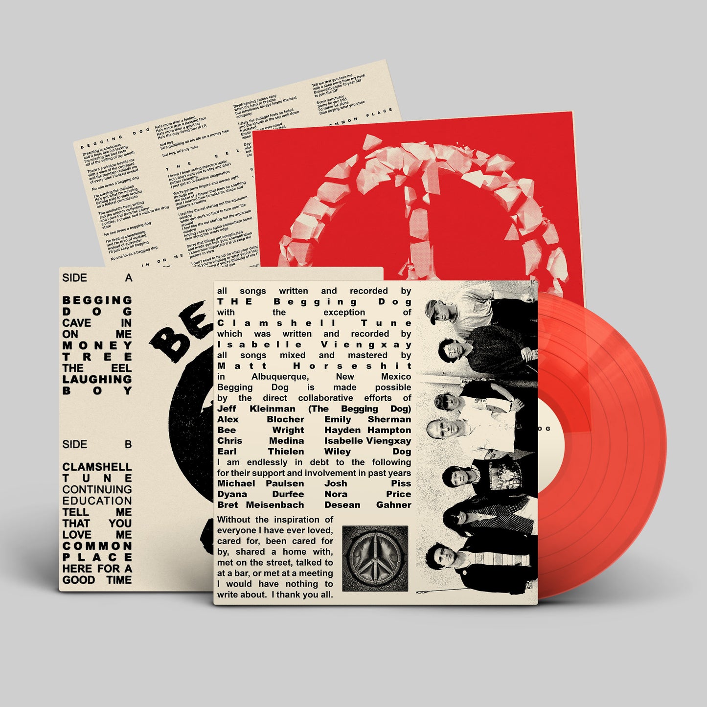 Begging Dog - DEMO 1 [Red Vinyl]