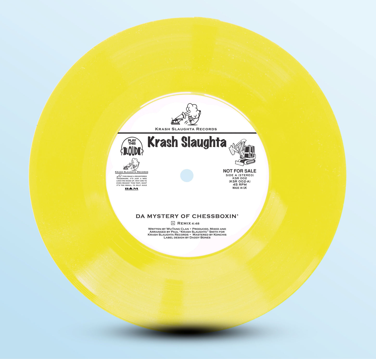 Krash Slaughta - Da Mystery Of Chessboxin [Yellow 7"]