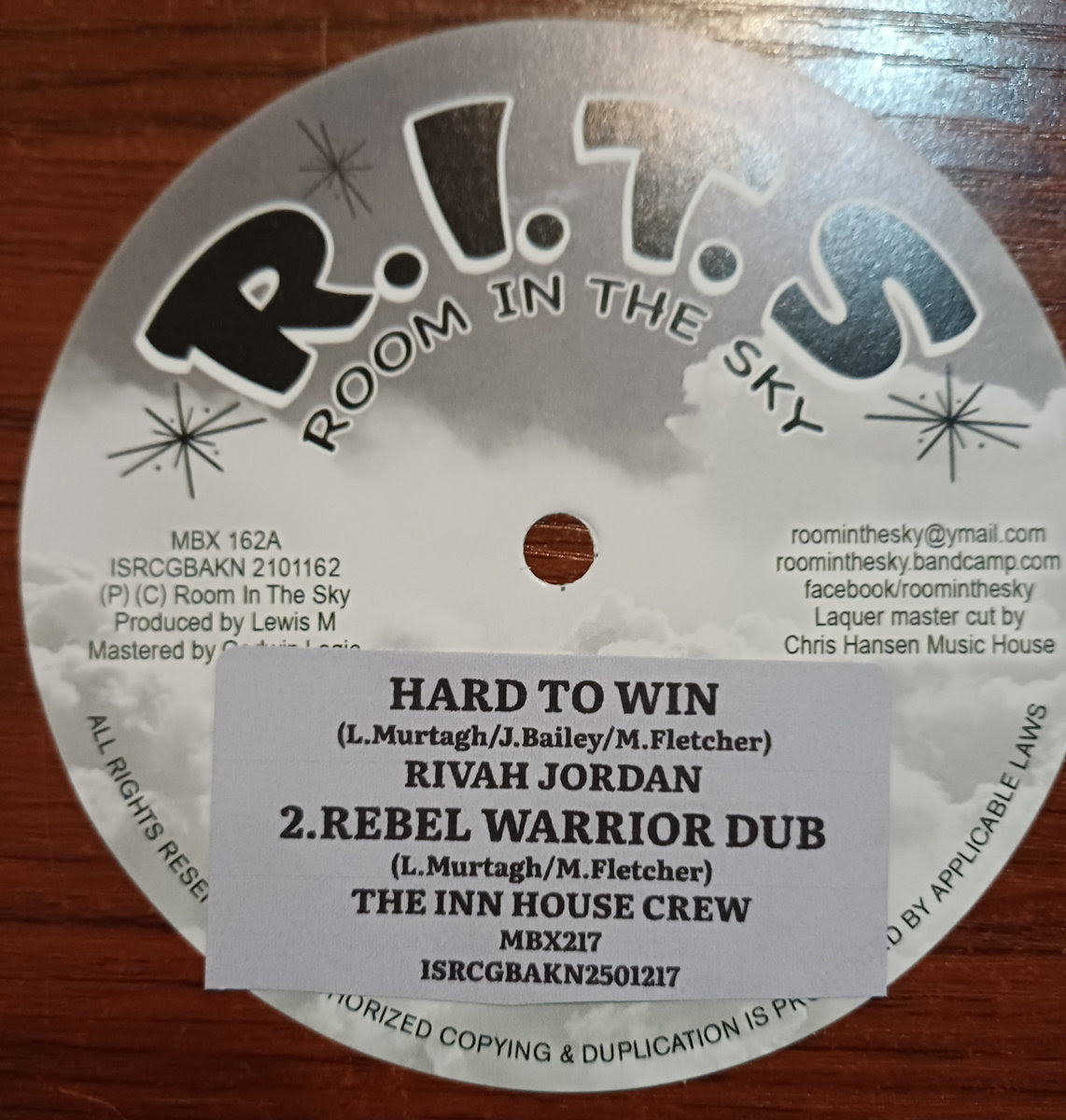 Rivah Jordan / J Nile - Hard To Win / Reggae Vibe [10" Vinyl]