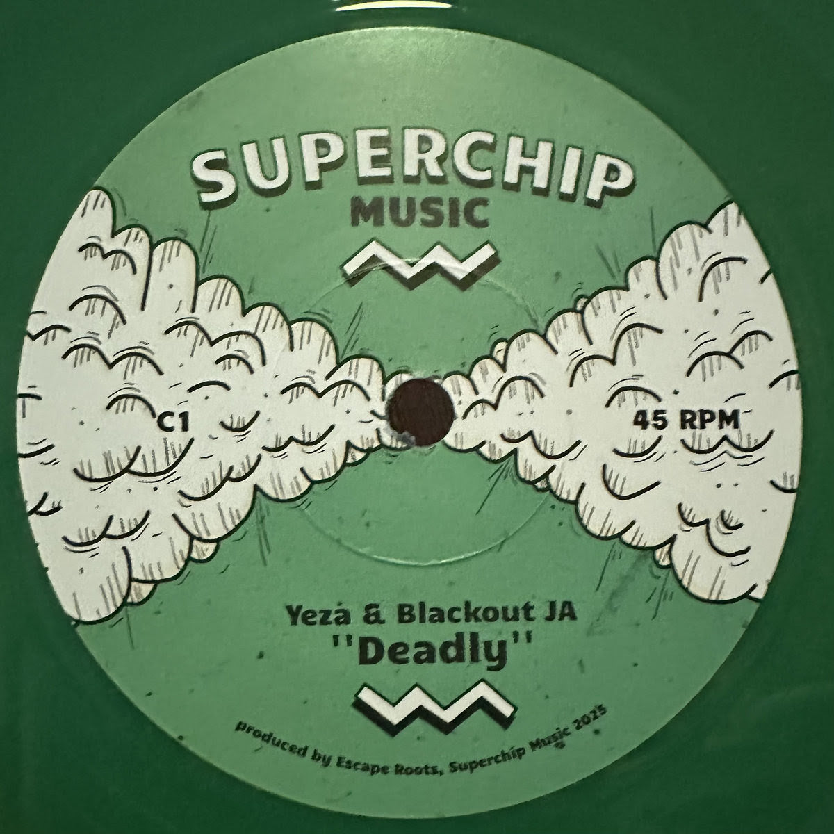Yeza, Blackout JA, Parly B & Escape Roots - Deadly / Leff The Gun [7" Green Vinyl]