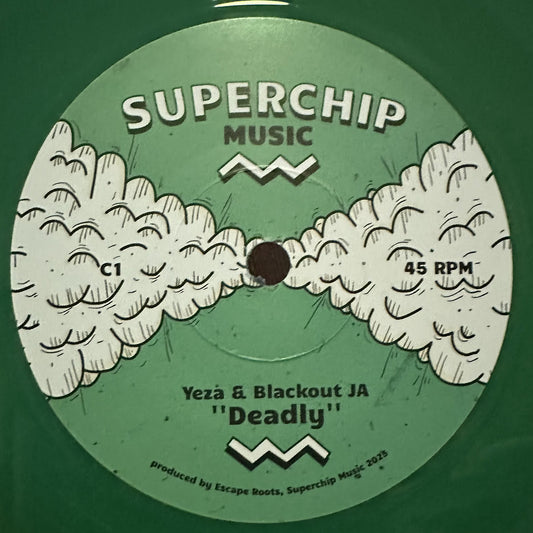 Yeza, Blackout JA, Parly B & Escape Roots - Deadly / Leff The Gun [7" Green Vinyl]