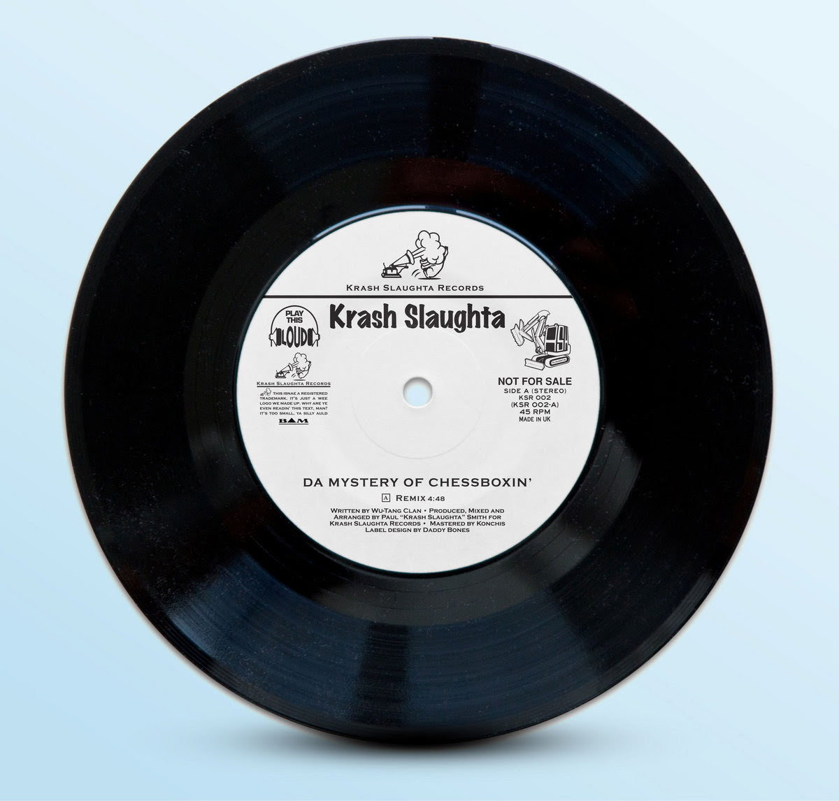 Krash Slaughta - Da Mystery Of Chessboxin [Black 7"]