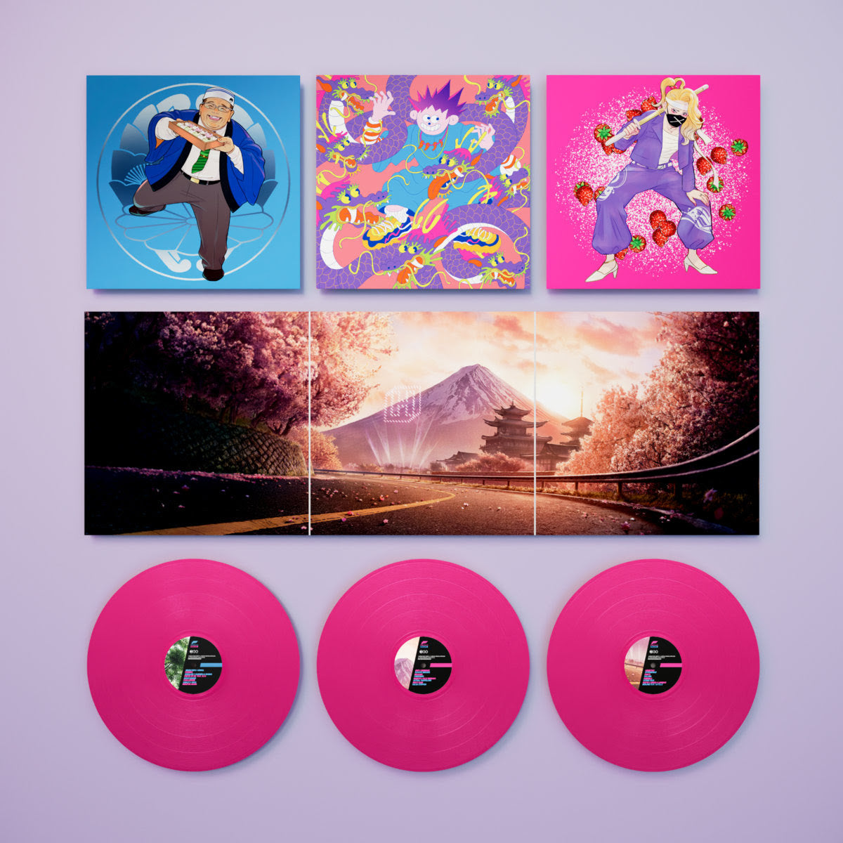 Various Artists - Hospital Records: Forza Horizon 6 (triple gatefold pink vinyl)