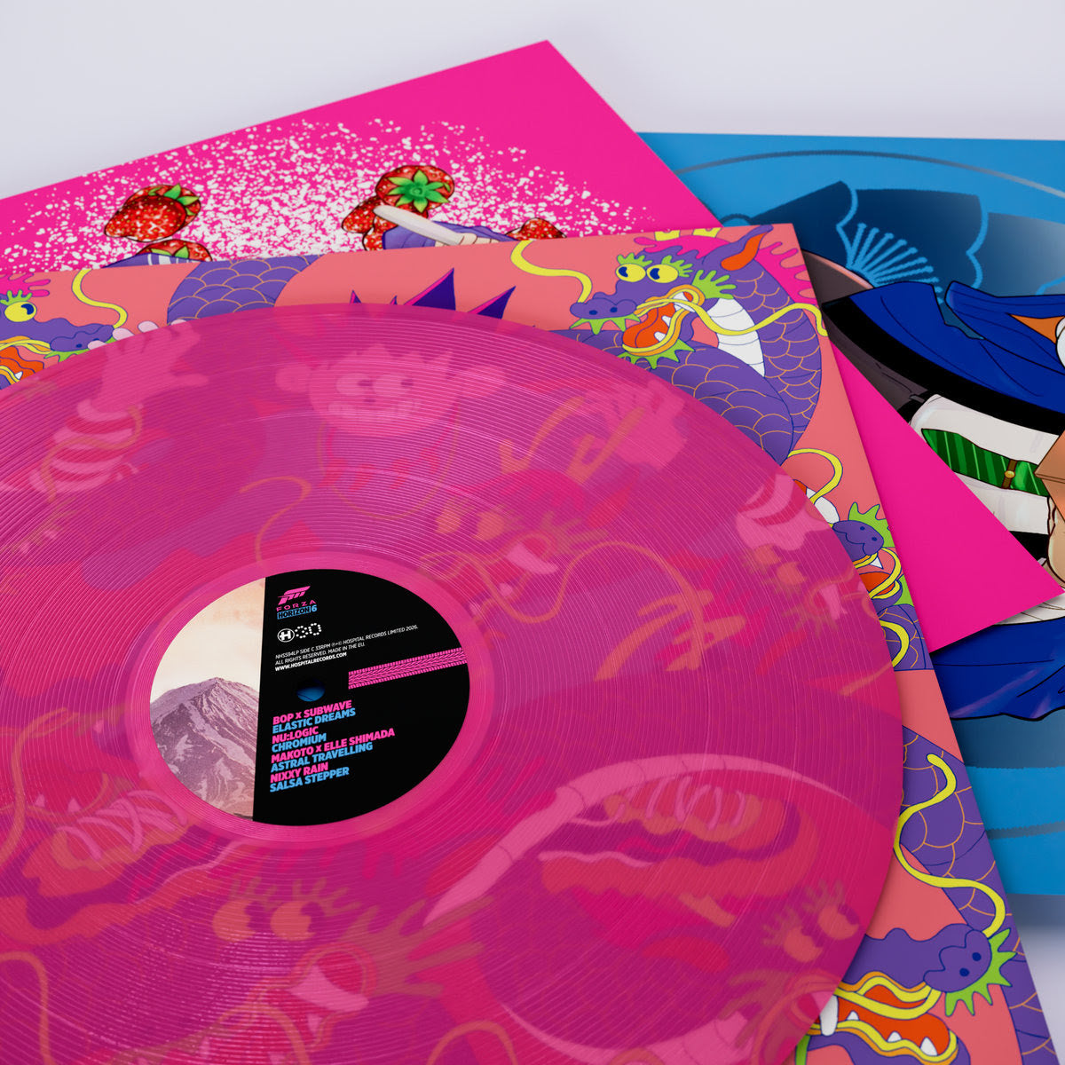 Various Artists - Hospital Records: Forza Horizon 6 (triple gatefold pink vinyl)
