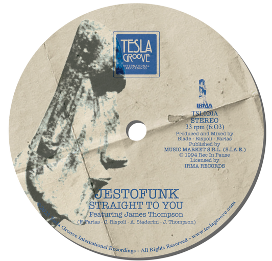 Jestofunk - Straight To You (feat. James thompson) b/w I’m Gonna Love You