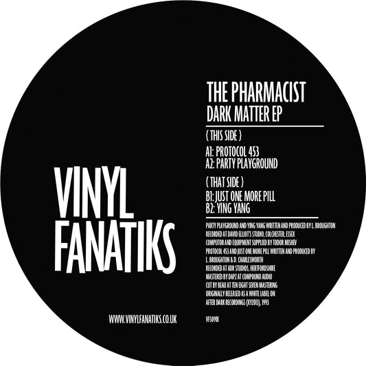 The Pharmacist AKA Dave Charlesworth - Dark Matter EP