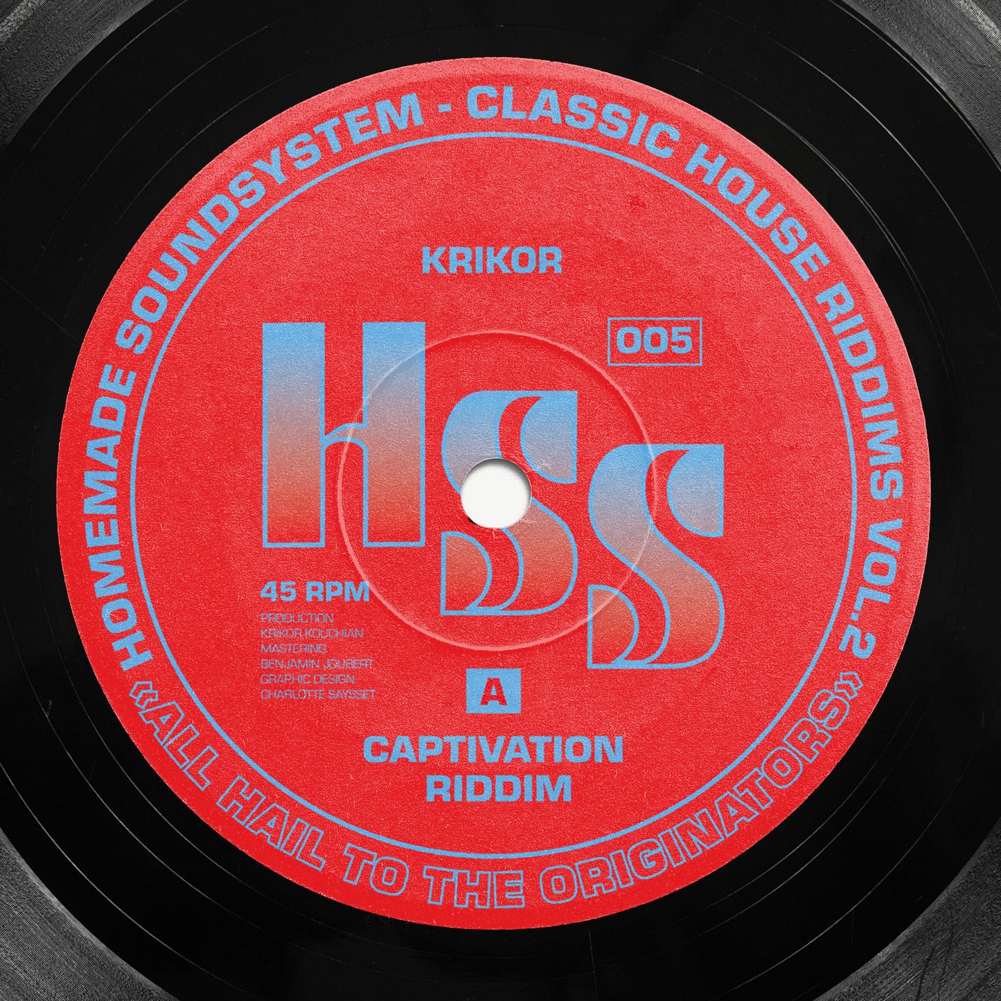 Krikor - Classic House Riddims Vol. 2 [7" Vinyl]