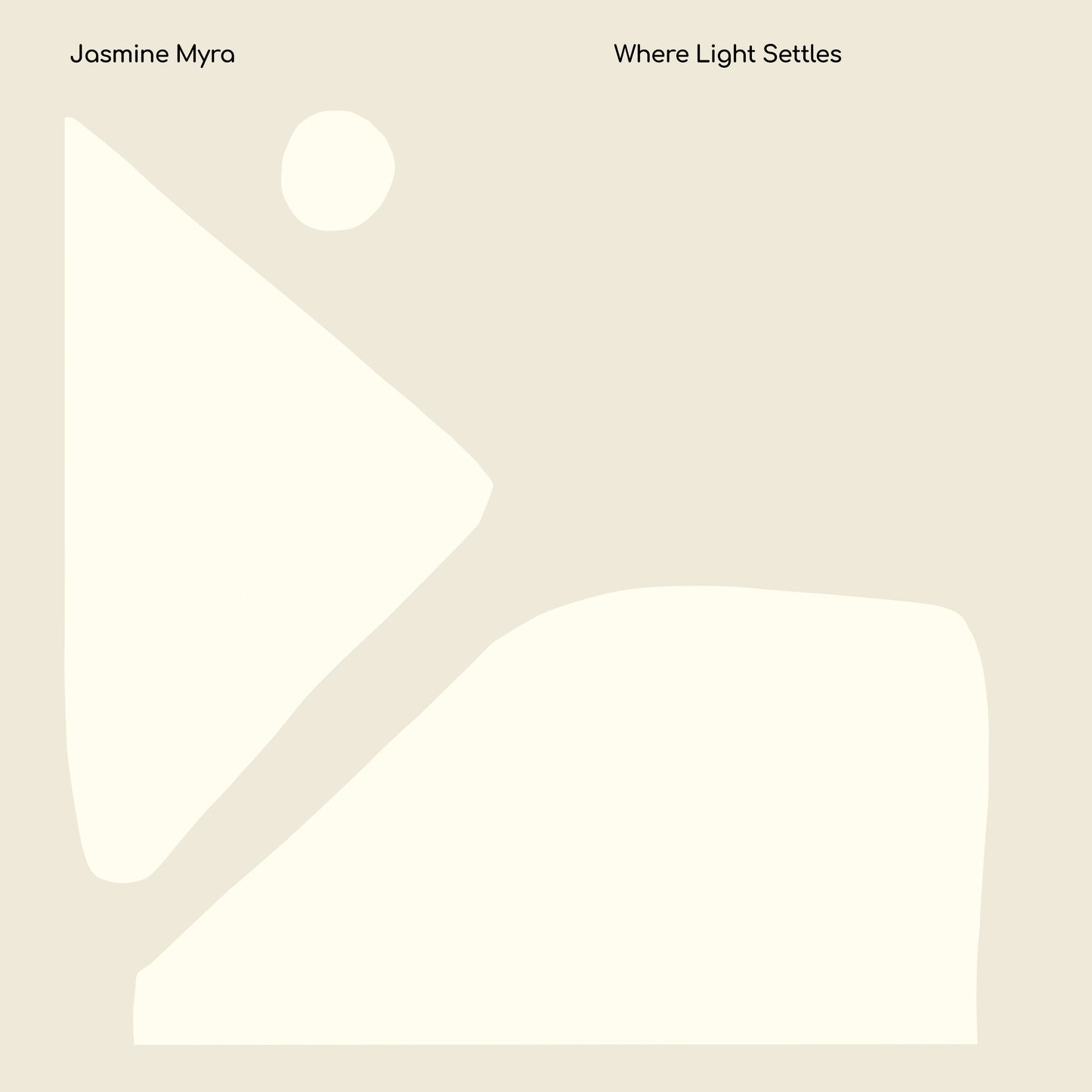 Jasmine Myra - Where Light Settles [‘First Edition’ Black BioVinyl LP - inc. 300gsm signed print]