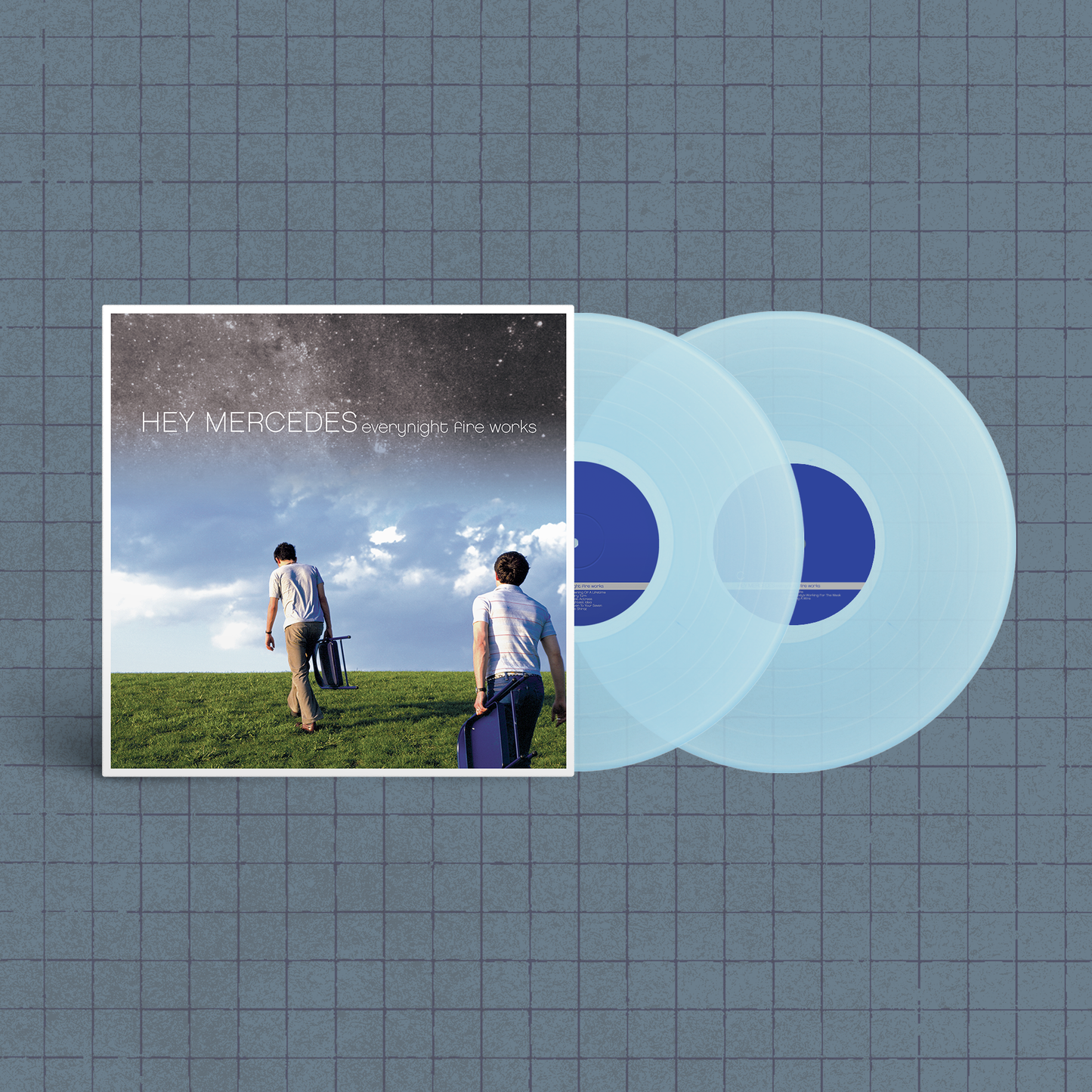 Hey Mercedes - Everynight Fire Works [Clear blue 2LP]