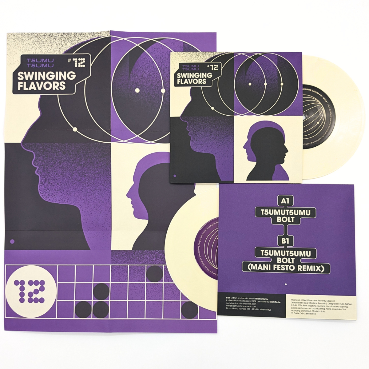 T5UMUT5UMU - Swinging Flavors #12 w/ Mani Festo Remix [7" Ivory White Vinyl w/Colour]