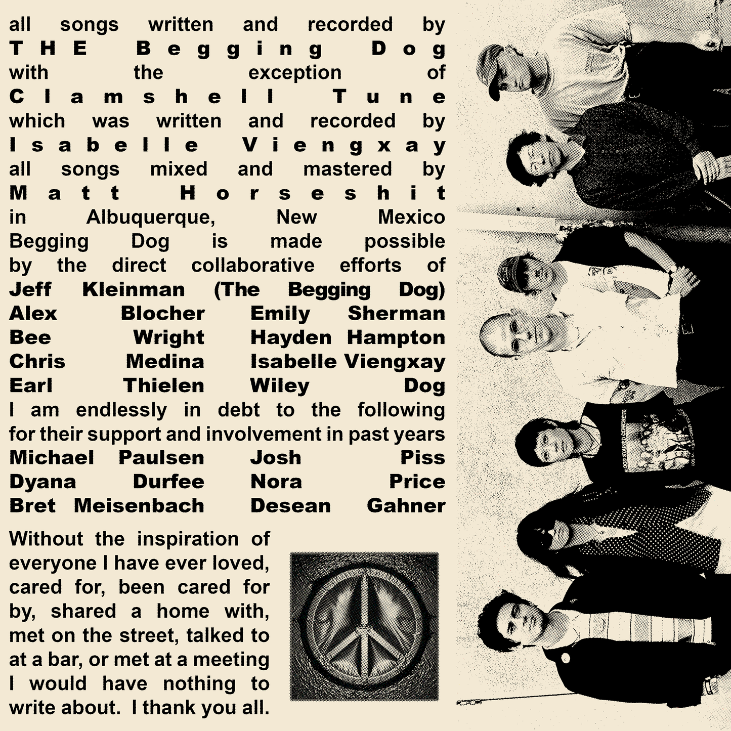 Begging Dog - DEMO 1 [Black Vinyl]
