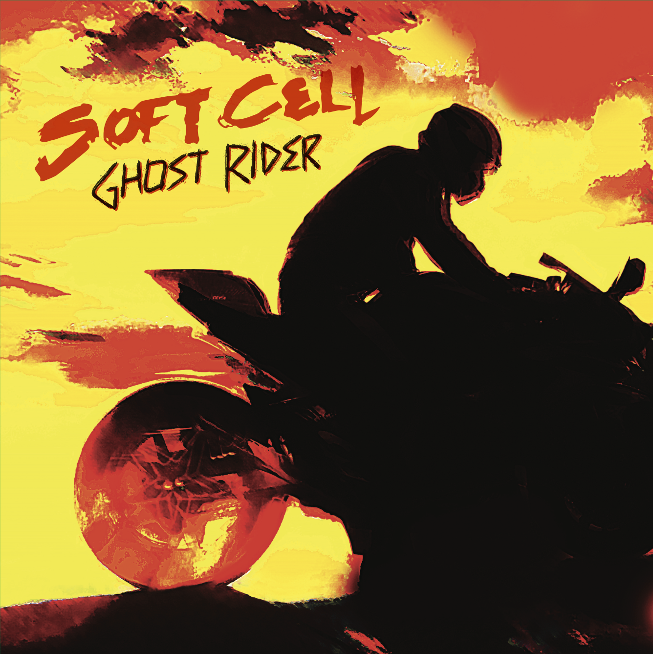 Soft Cell - Ghost Rider [night flame marble coloured]