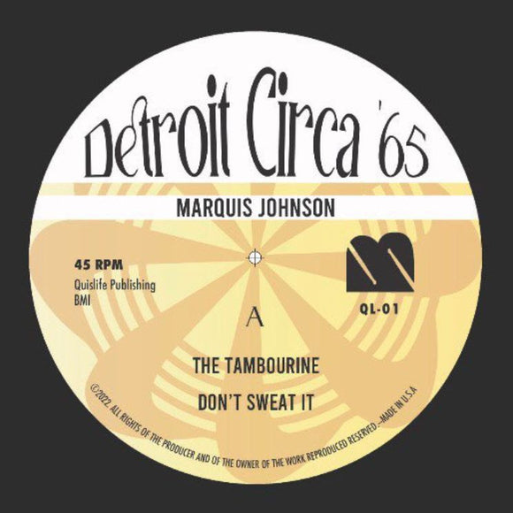Marquis Johnson - Detroit Circa '65
