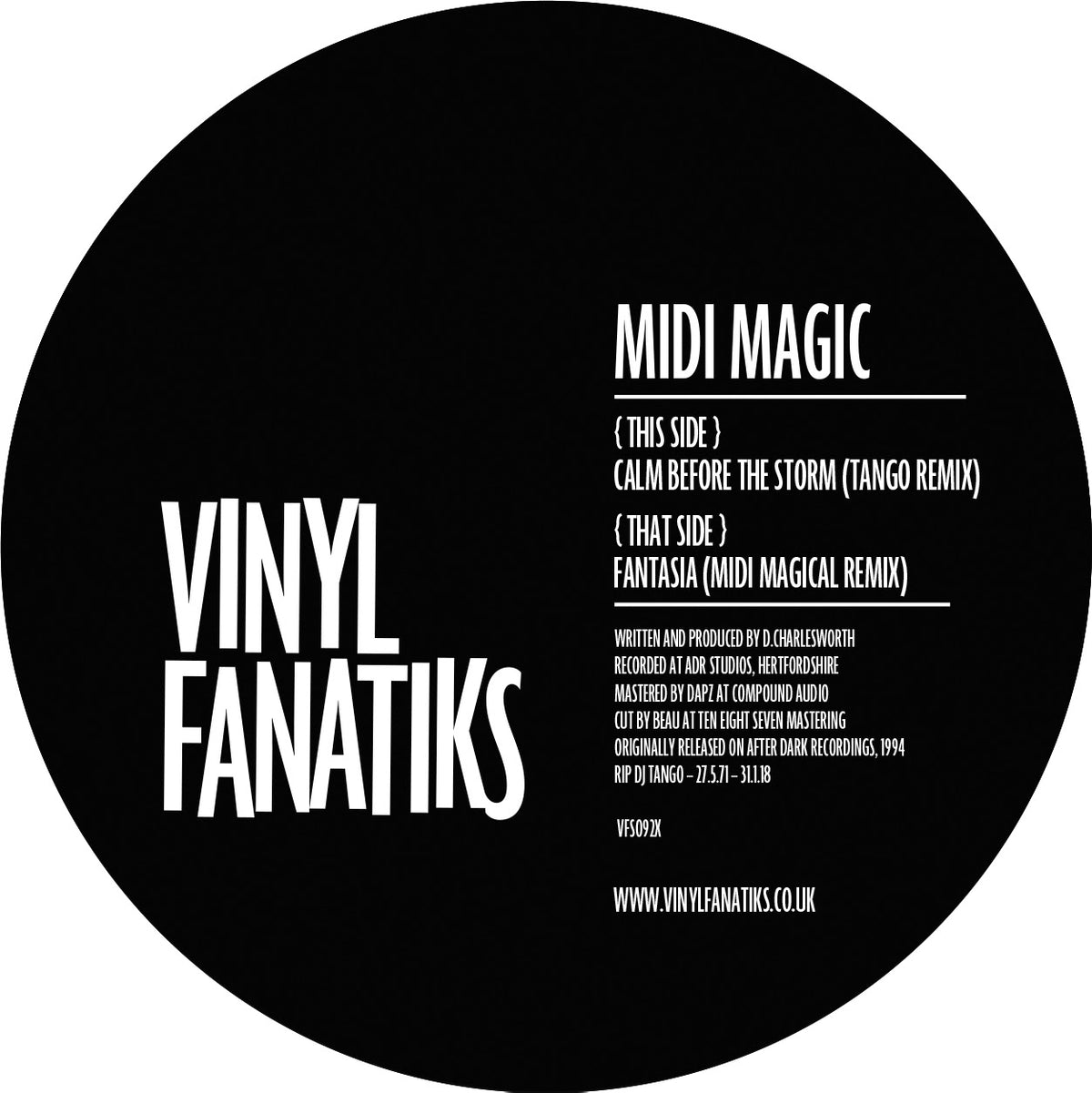 Midi Magic AKA Dave Charlesworth - Tango & Midi Magical Remixes