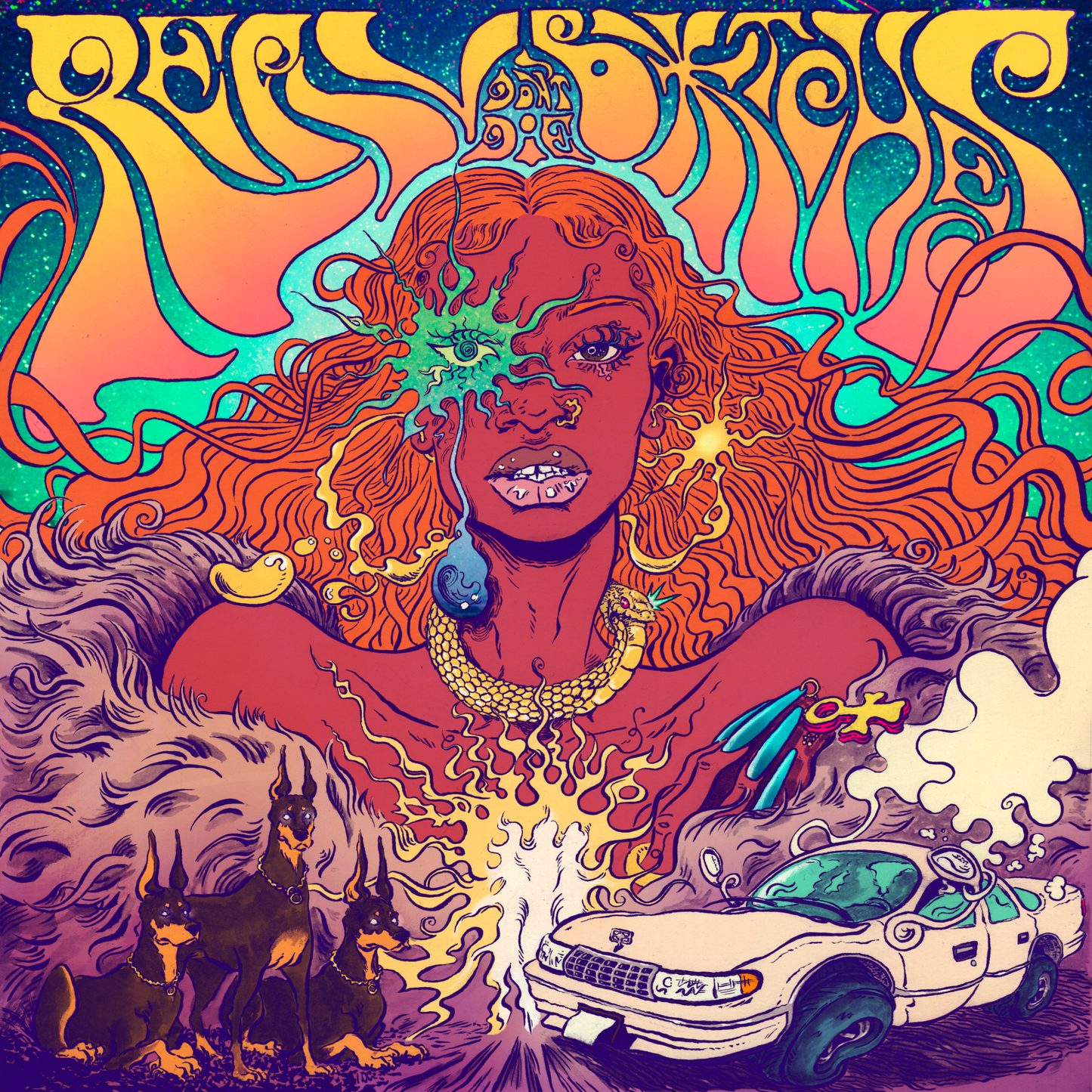 Kari Faux - Real Bitches Don't Die (Neon Violet Vinyl)