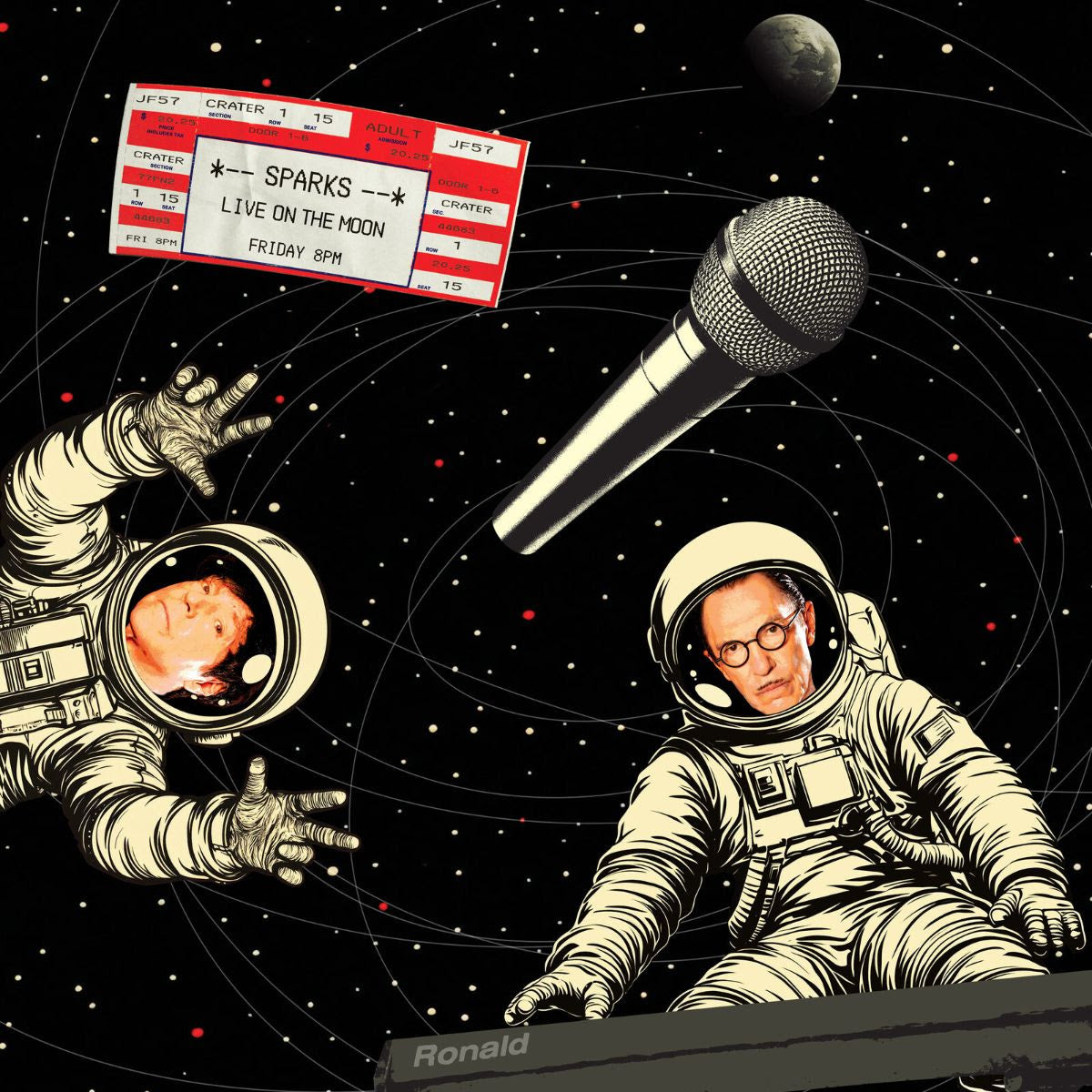Sparks - Live on the Moon [moon coloured marble silver 2LP]