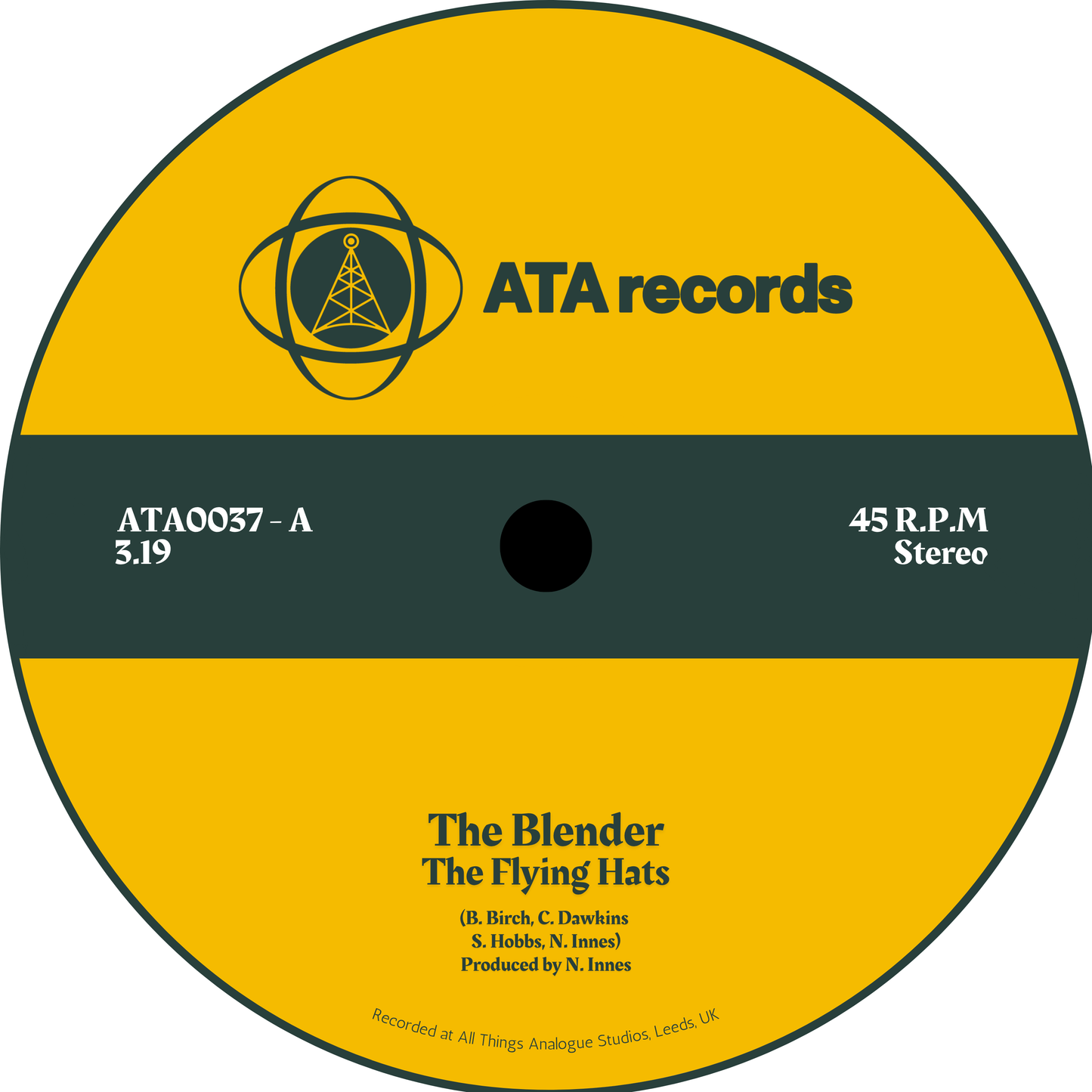 The Flying Hats - Blender / Hot Cakes [7" Vinyl]